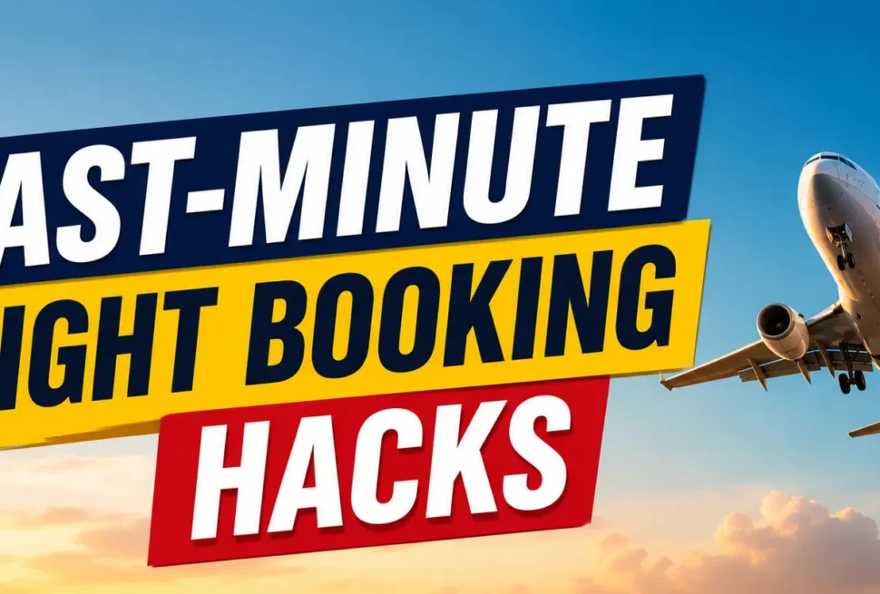 Last Minute Flight Booking Hacks